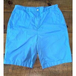 Mens Vineyard Vines Blue Chino Straight Club Short Summer Lightweight Size 36
